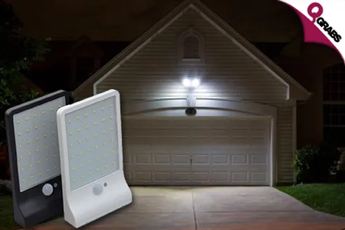 From QR139 Shine on with Motion Sensor Solar-Powered LED Lights - with 36 LED Lamps for Immense Brightness! (Up to QR398 Value)